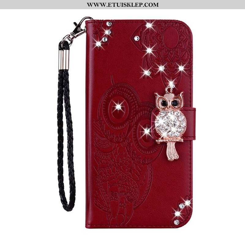 Etui Folio do Samsung Galaxy A42 5G Sowa Mandala I Urok